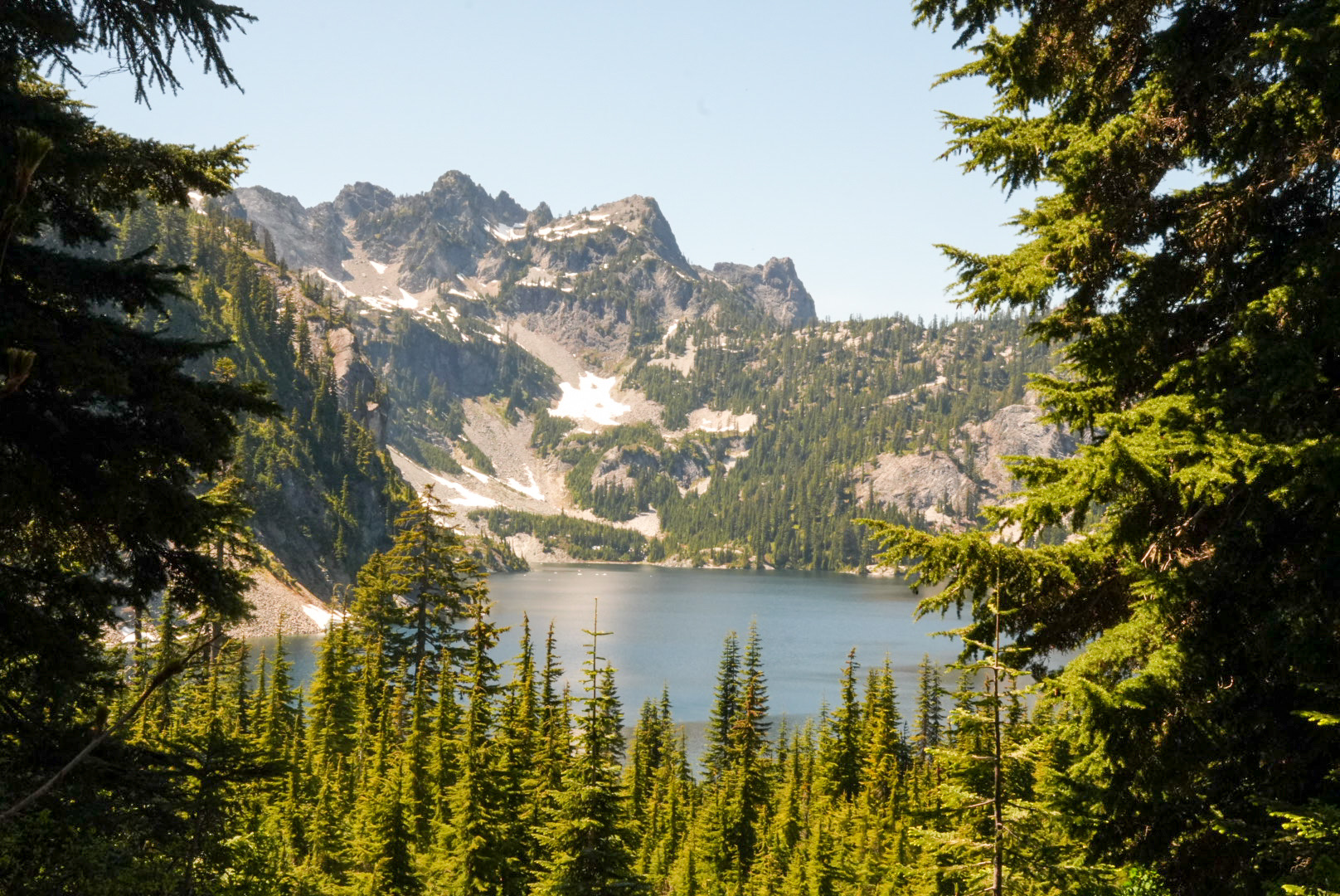 Snow Lake window
